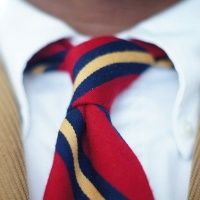 Виды галстуков: ткань