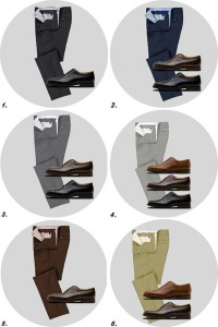 Мужской костюм и туфли: как правильно сочетать обувь с брюками