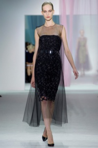 двухслойное платье Christian Dior