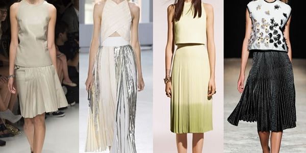 Плиссированная юбка: тренд весна-лето 2014
