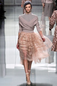 прозрачная юбка Dior