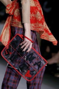 прозрачная сумка Anna Sui