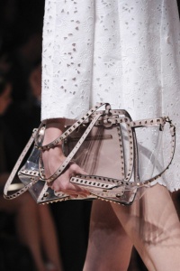 прозрачная сумка Valentino