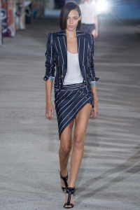 total denim look by Anthony Vaccarello