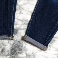 Отвороты на джинсах скинни: шаг 2
