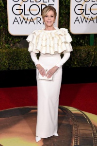 Jane Fonda в платье Yves Saint Laurent Couture