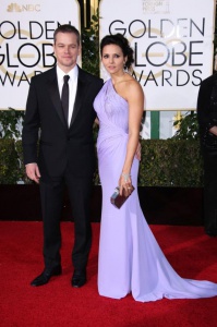 Matt Damon с женой